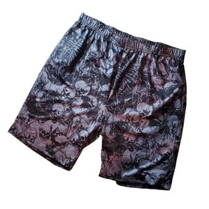 🧡 5/$25 NWOT Shein Romwe Gothic Skull Bike Shorts